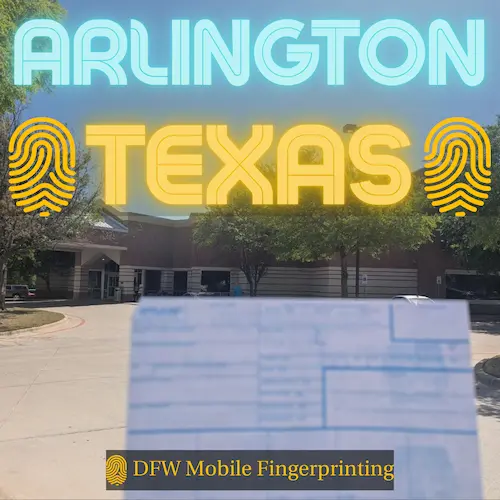 Arlington fingerprinting — mobile FD-258 card service for UTA nursing students and healthcare workers