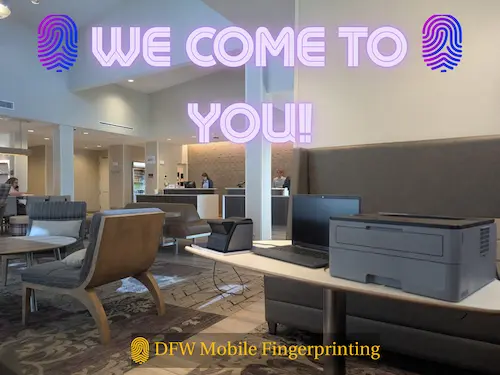 Mobile LiveScan fingerprinting in DFW — electronic fingerprint capture for FDLE, FBI, and ATF submissions